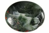 1.7" Polished Bloodstone (Heliotrope) Pocket Stones - Photo 4